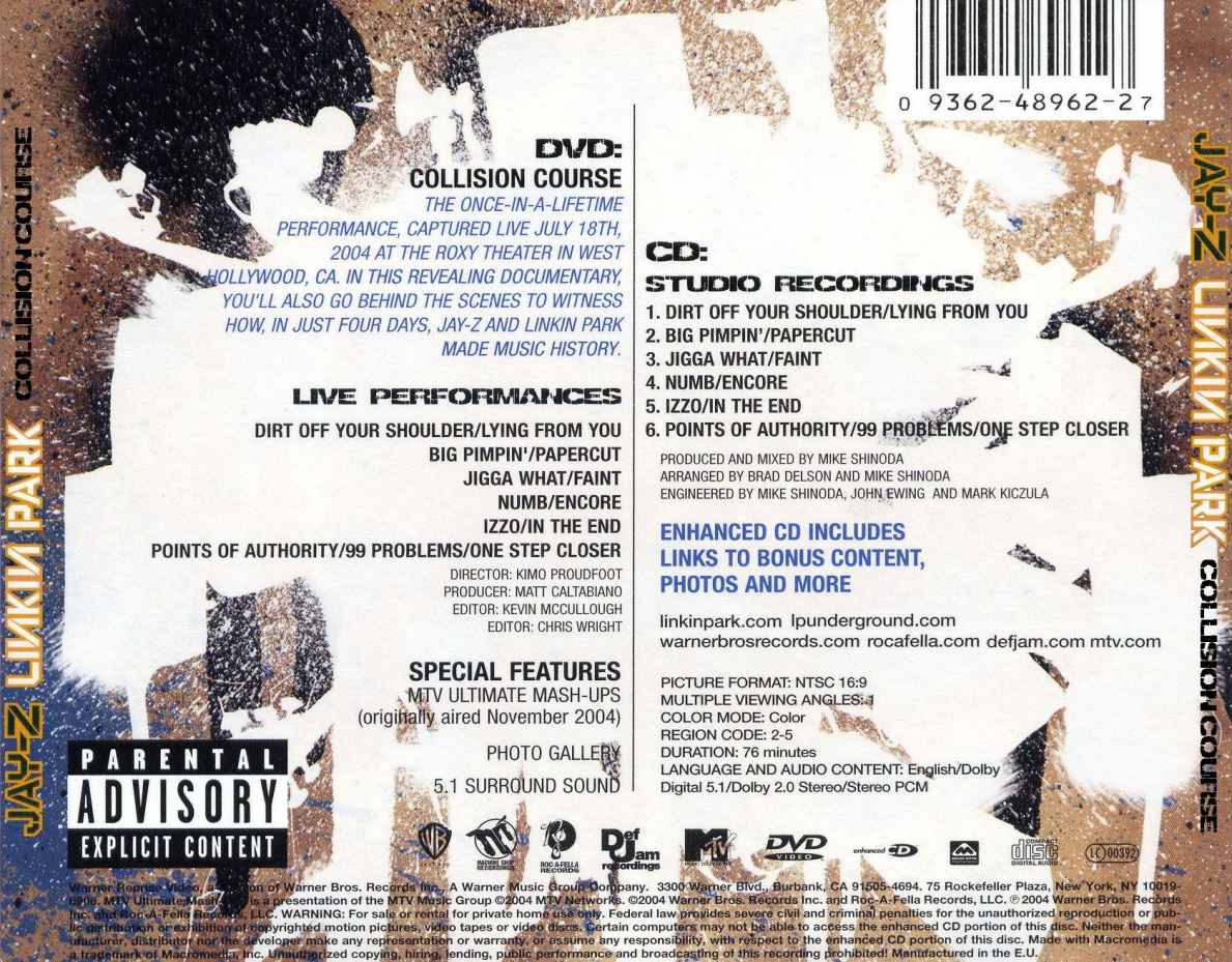 Collision Course:Linkin Park Jay Z The Music Wiki Your Subculture