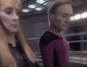 Picard et Beverly Crusher morgue