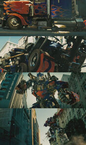 Movie OptimusPrime citytransformjump