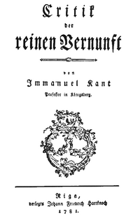 Kant-KdrV-1781