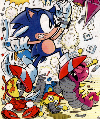 Classic Badnik - Mobius Encyclopaedia - Sonic The Hedgehog Comics