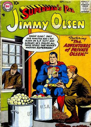 Cover for Superman's Pal, Jimmy Olsen #23 (1957)