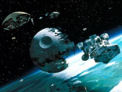 Guerra espacial, sobre Endor