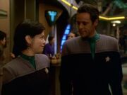 Julian Bashir und Ezri Dax