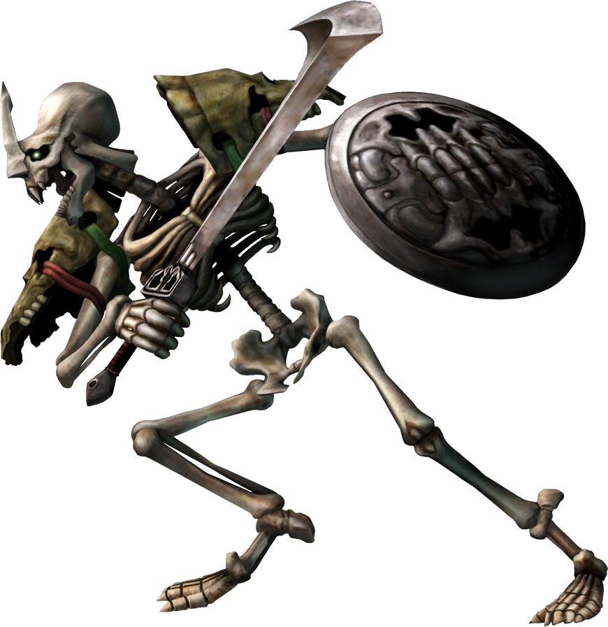 twilight princess link vs skeleton link