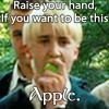 Draco malfoy apple