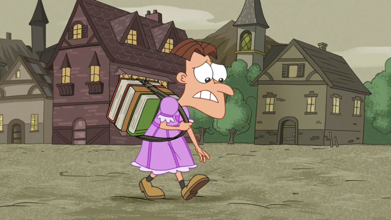 Doof Wearing A Dress