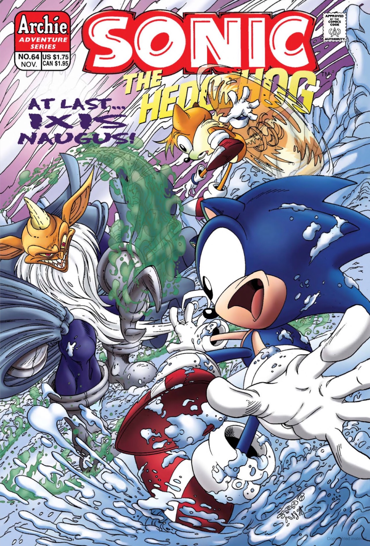 sonic the hedgehog issue 64