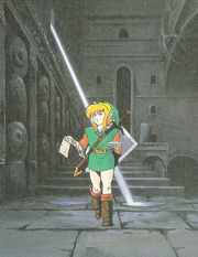 Link in a Dungeon (Link's Awakening)