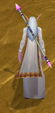 Magician Staff, Stone Background, NE Female