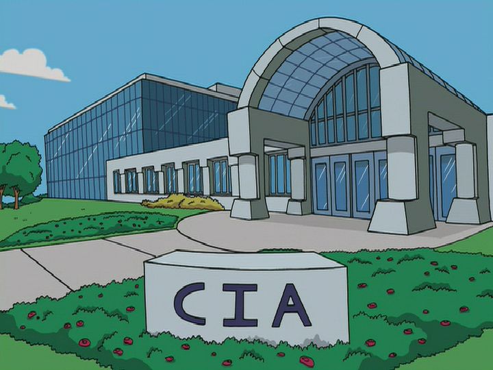 CIA Headquarters - American Dad! Wiki - Roger, Steve, Stan