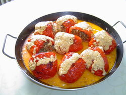 Filled paprikas