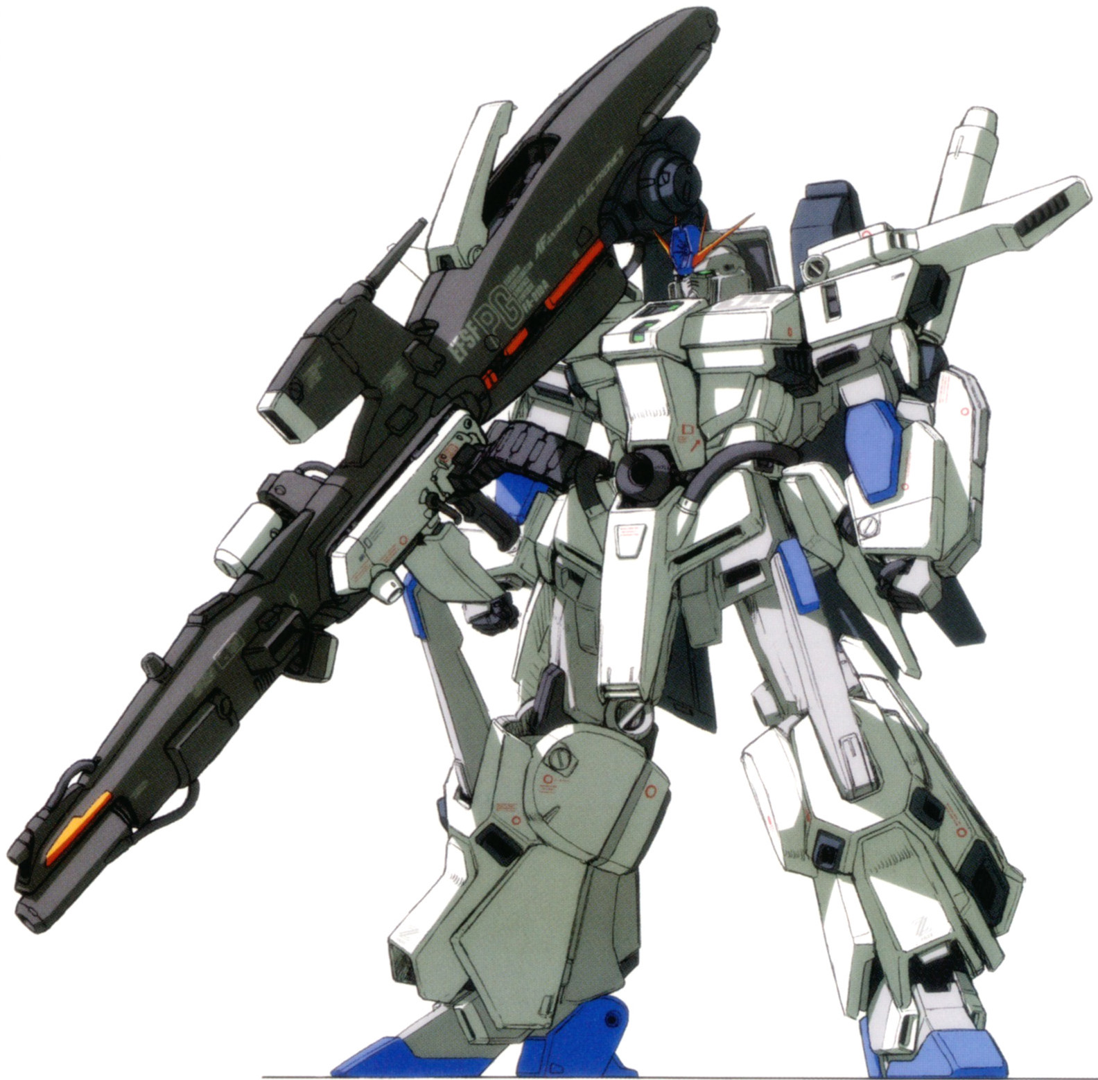The Fa 010a Fazz Pronounced As Fahts Is A Variant Of The Msz 010 Zz Gundam The Unit Was Featured In Gundam Sentinel Gundam Zeta Gundam Gundam Model