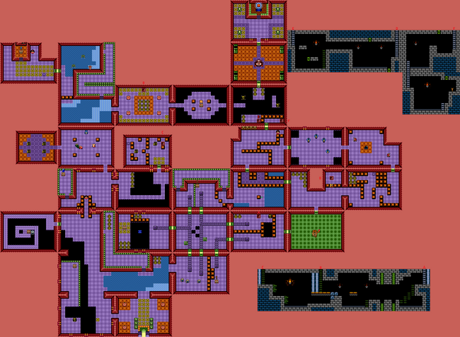 Unicorn's Cave Map