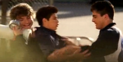 Drew being attacked