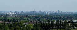 Birmingham panorama from the Lickey Hills