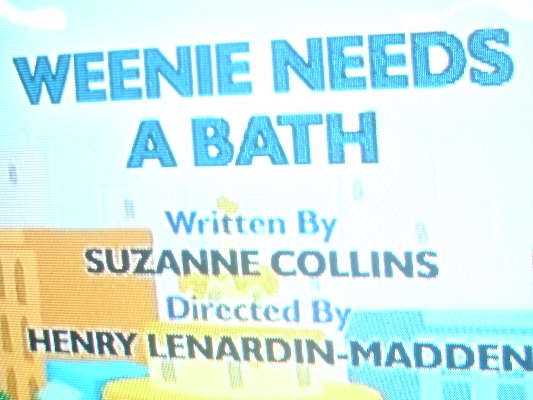 Weenie Needs a Bath The Oswald Wiki