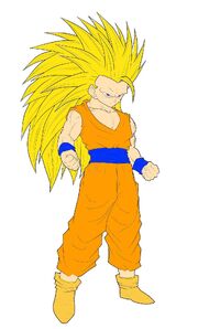 SSj3 T Gohan Thick Lineart by 2D75