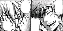 Giotto and Cozart smiling