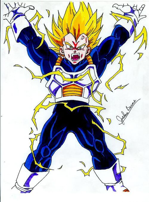 dragon ball z vegeta final flash