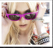 Taylor momsen material girl campaign sunglasses