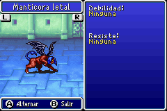 Estadisticas Manticora Letal 2