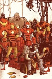 Anthony Stark y Todas sus Armaduras