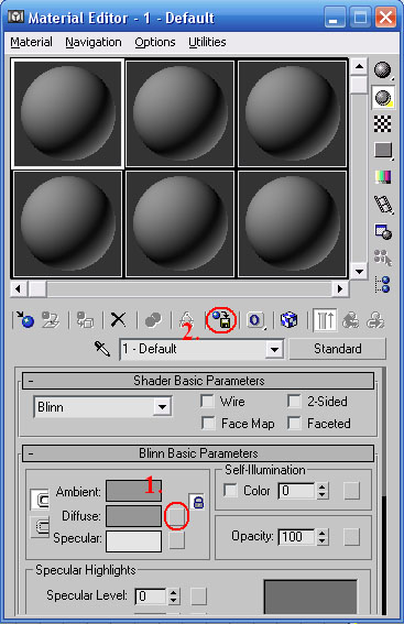 3dsmax Material Editor