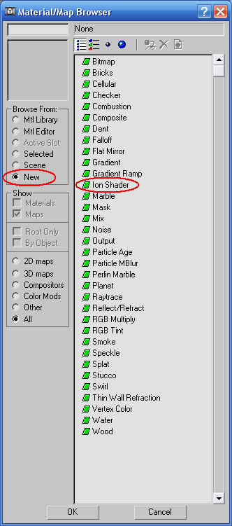 Material-Map Browser