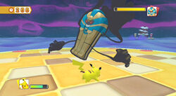 PokéPark 2 combate contra Cofagrigus