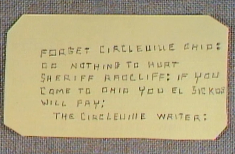 Letter from circleville writer
