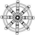 Buddhist emblem