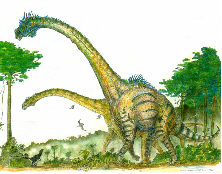 huge herbivorous dinosaur