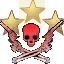 MW3 Emblem Skull and Revolvers