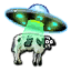 MW3 Emblem Cow UFO