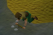 Player fishing