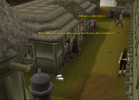 Sneaking in the plague house