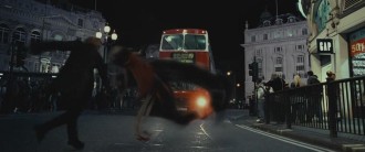 Hermione apparating Ron and Harry
