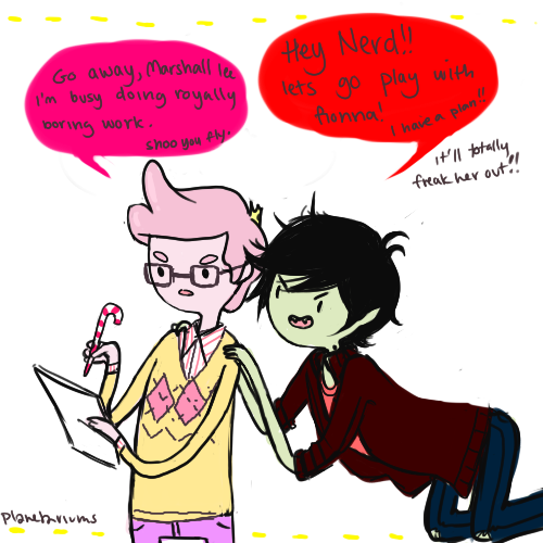 User Blog Emocupcake01 Marshall Lee And Prince Gumball