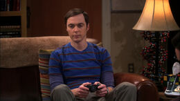 Sheldon looking miserable