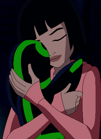 Julie abrazado a ship
