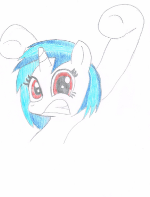 Vinyl scanned drawing