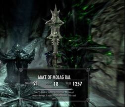 Skyrim Mace of Molag Bal