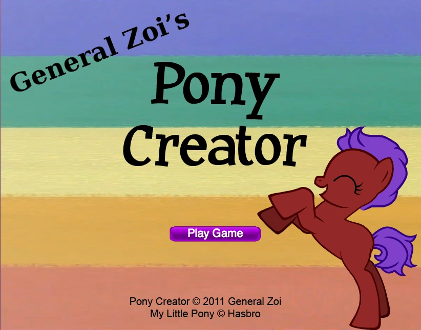User blogSpottedlions/General Zoi's Pony Creator My Little Pony Friendship is Magic Wiki