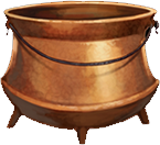 Copper-cauldron