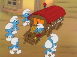 Smurf Wagon