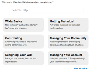 Wikia Help