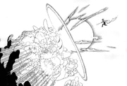 Rin attacks Impure King