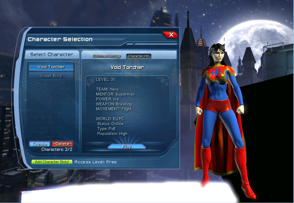 Player character DC Universe Online Wiki