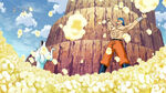 Toriko and Terry making the BB Corn into popcorn